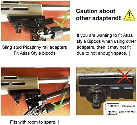 Sling Stud Picatinny Rail Adapter